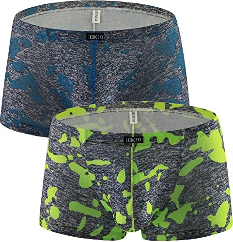 Big Pouch Boxer Briefs Printed Shorts • 2-pack