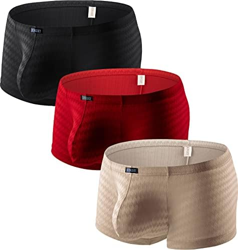 Big Pouch Boxer Briefs Shinning Shorts • 3 Pack-b