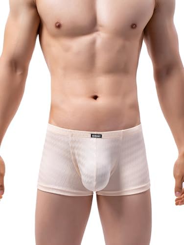 Big Pouch Boxer Briefs Shinning Shorts • Nude • 1-pack
