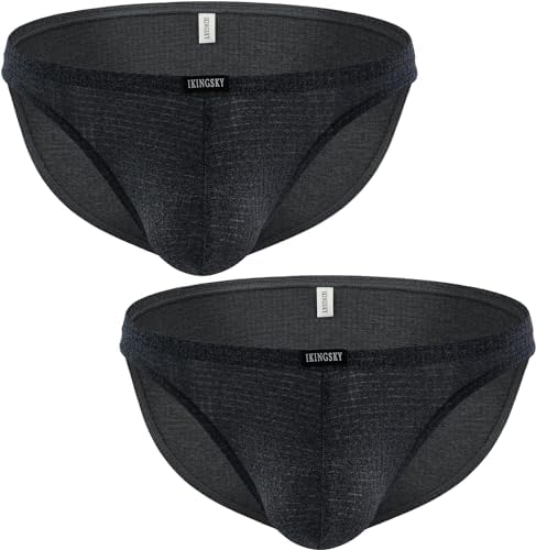 Big Pouch Briefs Bulge High • Black • 2-pack