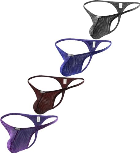 Big Pouch G-string Low Rise Bulge • 4 Pack-c