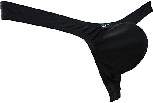 Big Pouch Thong Low Rise • Black • 4-pack