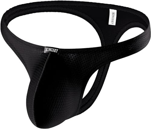 Big Pouch Thong Smooth Low Rise • Black • 1-pack