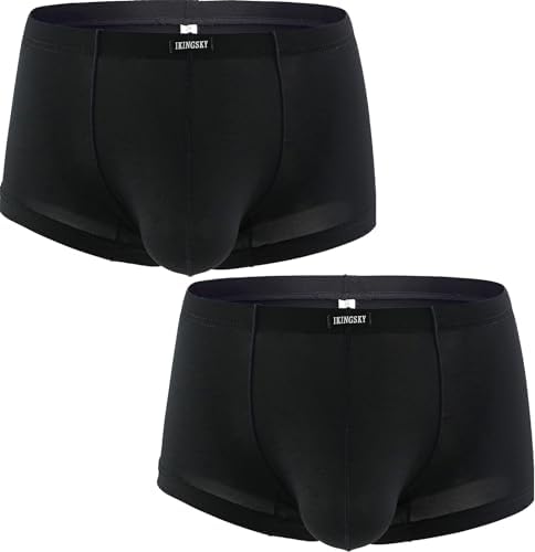Bluge Boxer Briefs U-Hance Pouch Stretch • Black • 2-pack