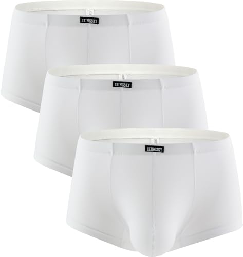 Bluge Boxer Briefs U-Hance Pouch Stretch • White • 3-pack