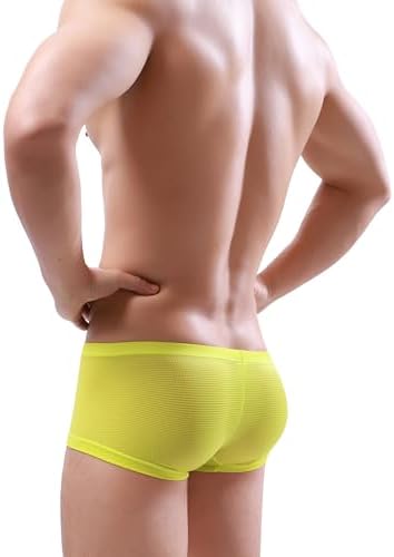 Boxer Briefs See Through Shorts • Lemon Green
