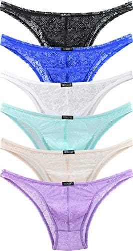 Brazilian Lace Pouch Bikini Under • 6-pack