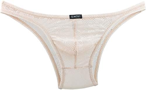 Brazilian Lace Pouch Bikini Under • Nude • 4-pack