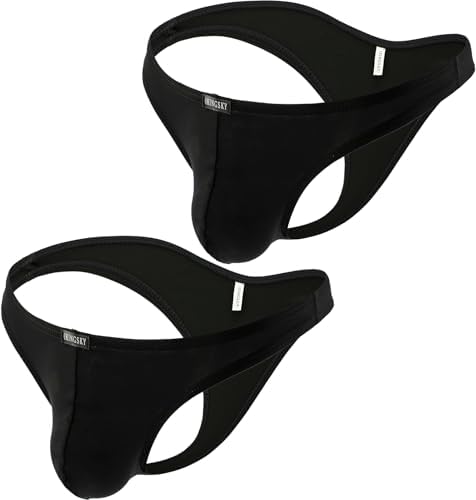 Brazilian Soft Pouch Bikini Under • Black • 2-pack