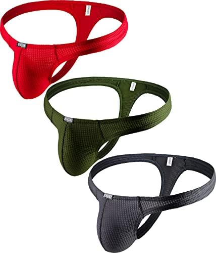 Bright Color Thong T-back Low • 3-pack