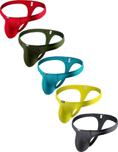 Bright Color Thong T-back Low • 5-pack