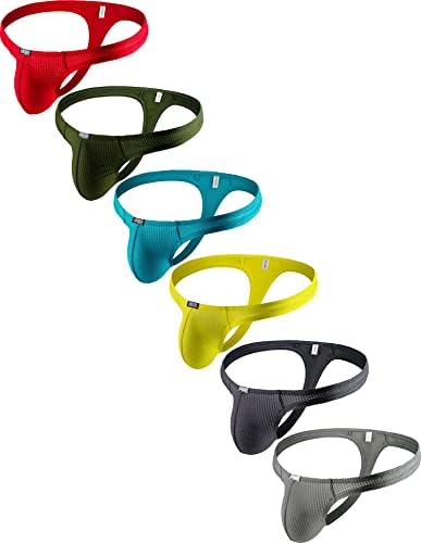 Bright Color Thong T-back Low • 6-pack