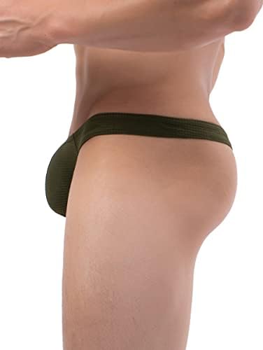 Bright Color Thong T-back Low • Dark Green • 1-pack