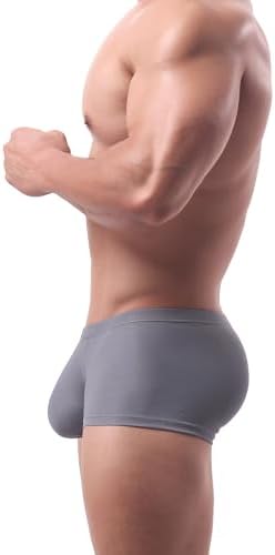 Bulge Boxer Briefs Shorts Low • Grey • 1-pack