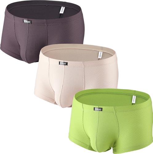 Bulge Boxer Briefs Shorts Stretch • 3-pack