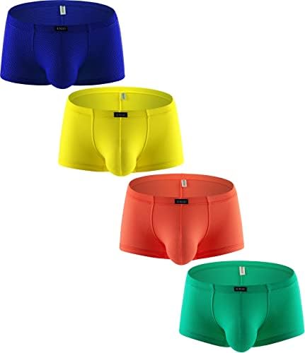 Bulge Boxer Briefs Swimming Trunks Under • 4-pack