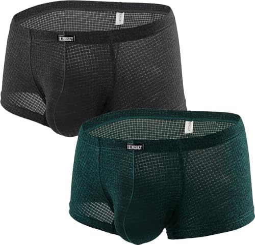 Bulge Boxer Briefs U-Hance Pouch Stretch • 2 Pack
