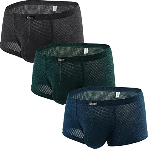 Bulge Boxer Briefs U-Hance Pouch Stretch • 3-pack