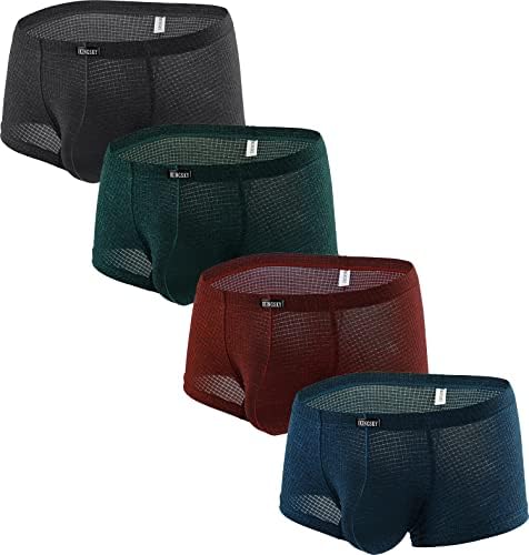 Bulge Boxer Briefs U-Hance Pouch Stretch • 4-pack