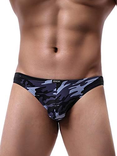 Camouflage Briefs Big Pouch High • Blue • 2-pack