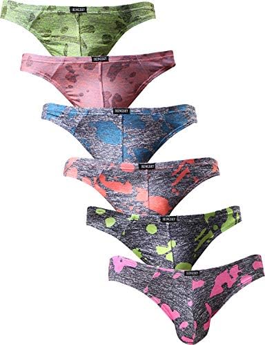 Camouflage Thong Low Rise T-back • Multicolor • 6-pack