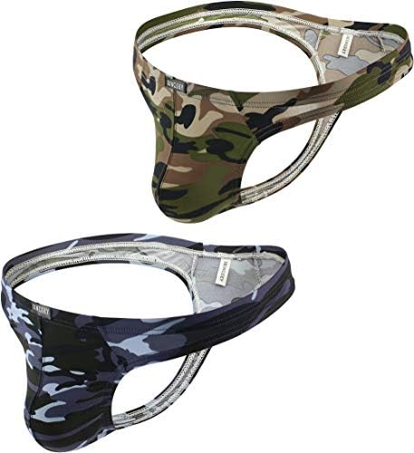 Camouflage Thong Soft Stretch T-back • 2-pack