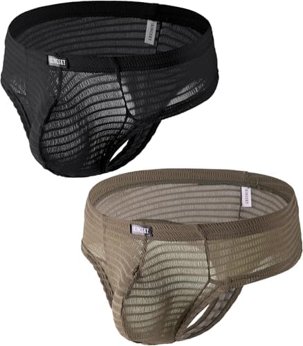 Cheeky Boxer Briefs Brazilian Back • Black+Green • 1-pack