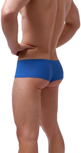 Cheeky Boxer Briefs Brazilian Back • Blue • 1-pack