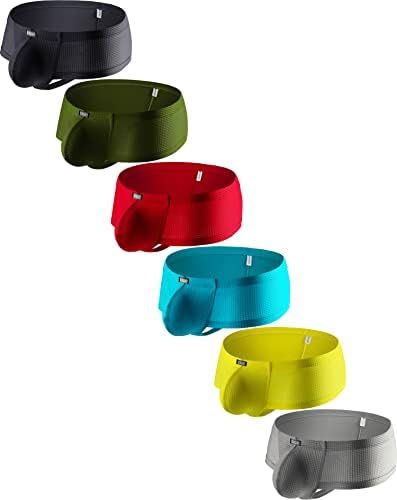 Cheeky Boxer Briefs Bright Color Thong • 6-pack