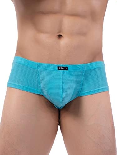 Cheeky Boxer Briefs Bright Color Thong • Sky • 1-pack
