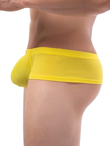 Cheeky Boxer Briefs Bright Color Thong • Yellow • 1-pack