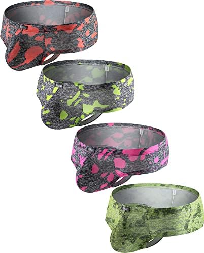 Cheeky Boxer Briefs Mini Cheek Thong • 4 Pack-c