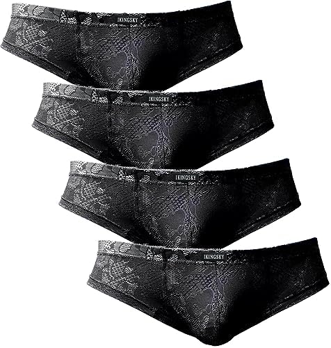Cheeky Boxer Briefs Thong • Black • 4-pack