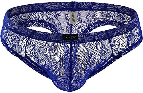 Cheeky Boxer Briefs Thong • Blue • 6-pack