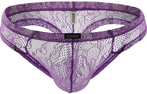 Cheeky Boxer Briefs Thong • Purple • 6-pack