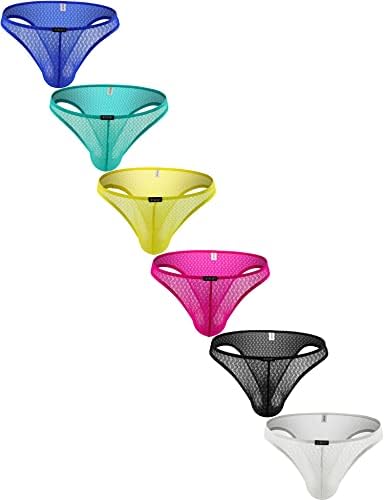 Cheeky Briefs See Through Bugle Bikini • 6-pack