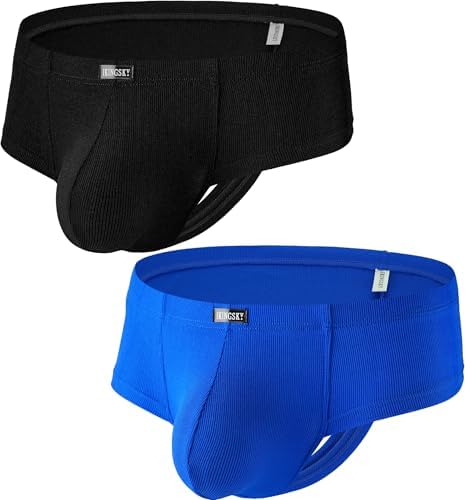 Cheeky Thong Brazilian Back Low • Black+Blue