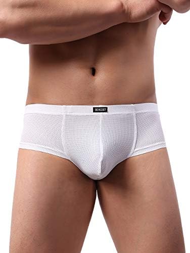 Cheeky Thong Mini Cheek Boxer Briefs • White • 4-pack