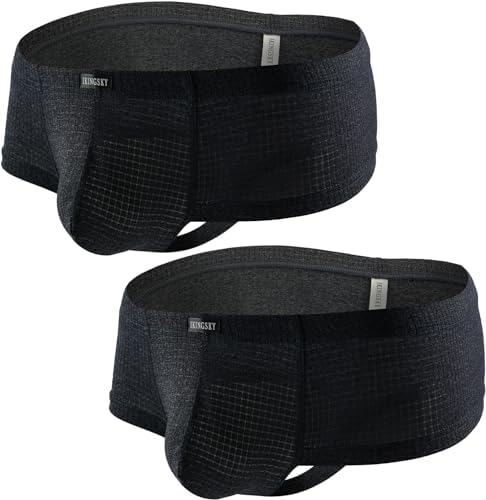 Cheeky Thong Mini Cheek Pouch Boxer • Black • 2-pack