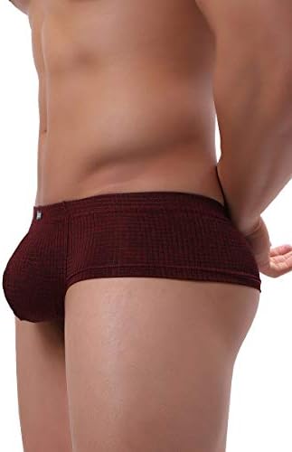 Cheeky Thong Mini Cheek Pouch Boxer • Wine • 6-pack
