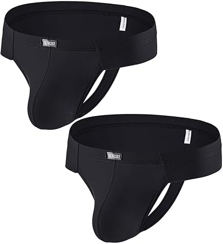 Cheeky Thongs Mini Cheek Silky • Black • 2-pack