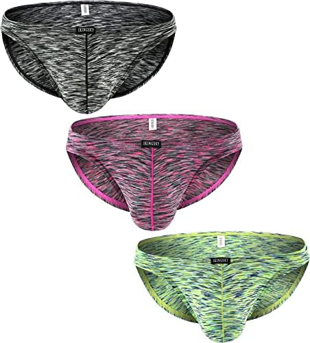 Colorful Big Pouch Bikini Low • 3-pack