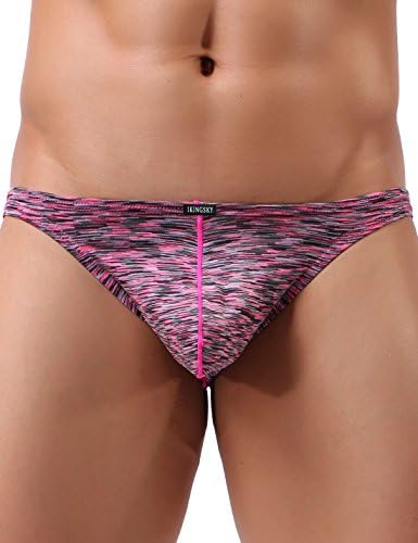 Colorful Big Pouch Bikini Low • Rose • 1-pack