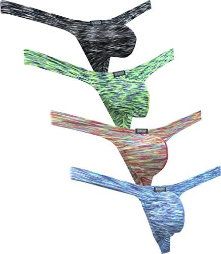 Colorful Big Pouch Thong Enhanced • 4-pack