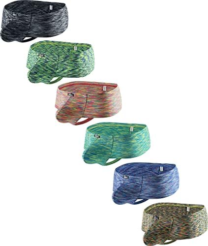 Colorful Cheeky Boxer Briefs Brazilian Back • 6-pack