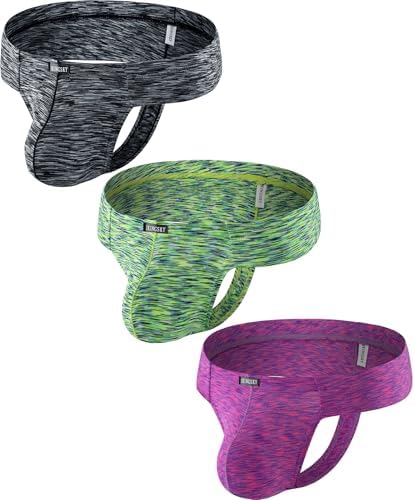 Colorful Cheeky Thong Mini Cheek • 3-pack