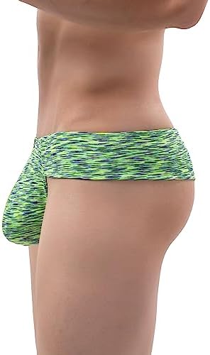 Colorful Cheeky Thong Mini Cheek • Lemon Green • 2-pack