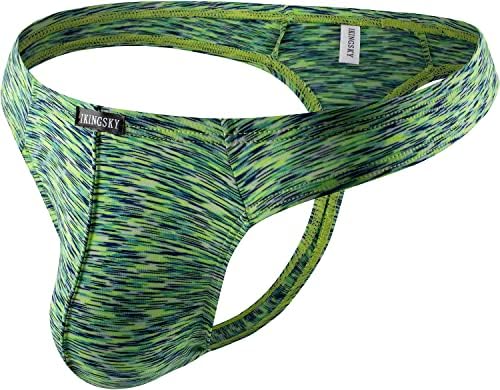 Colorful Thong Quick-dry T-back Bulge • Lemon Green • 1-pack