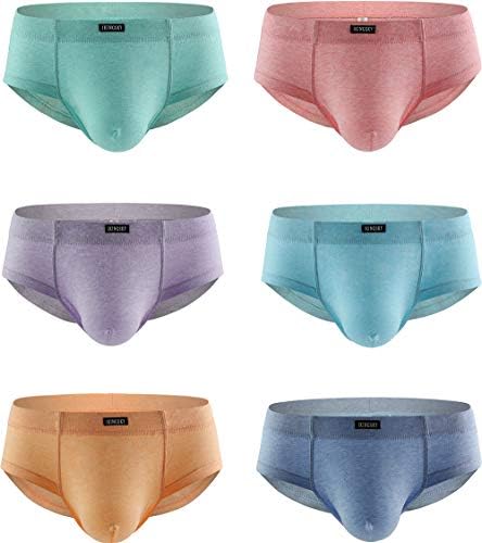 Cotton Big Pouch Briefs Bulge Bikini • 6-pack