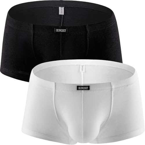 Cotton Bulge Boxer Briefs Pouch Shorts • 2-pack